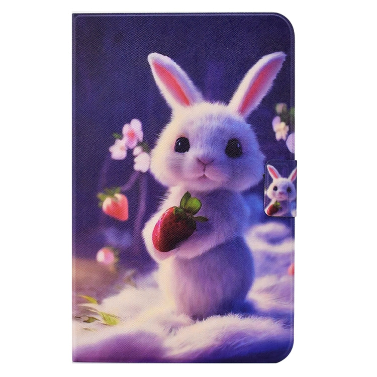 For Lenovo Tab M10 HD Gen 2 Electric Pressed TPU Smart Leather Tablet Case(Strawberry Bunny)