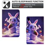 For Lenovo Tab M10 HD Gen 2 Electric Pressed TPU Smart Leather Tablet Case(Strawberry Bunny)