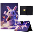 For Lenovo M10 Plus Electric Pressed TPU Smart Leather Tablet Case(Strawberry Bunny) - Lenovo by PMC TechLife | Online Shopping South Africa | PMC TechLife | Buy Now Pay Later Mobicred