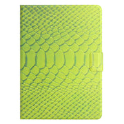 For Lenovo Tab M10 Plus 10.6 3rd Gen 2022 Solid Color Crocodile Texture Leather Smart Tablet Case(Green)