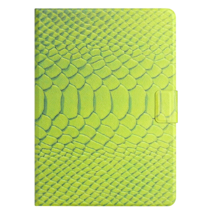 For Huawei MatePad T 10s Solid Color Crocodile Texture Leather Tablet Case(Green)