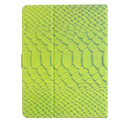 For 10 inch Tablets Solid Color Crocodile Texture Leather Tablet Case(Green)