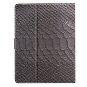 For 10 inch Tablets Solid Color Crocodile Texture Leather Tablet Case(Black)