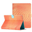For 10 inch Tablets Solid Color Crocodile Texture Leather Tablet Case(Orange) - Others by PMC TechLife | Online Shopping South Africa | PMC TechLife | Buy Now Pay Later Mobicred