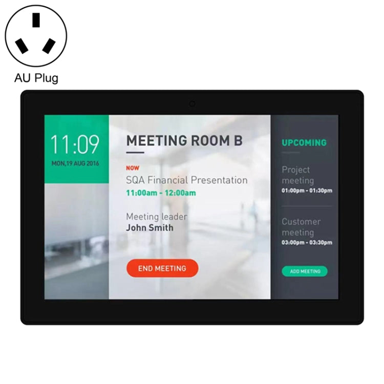 HSD1010T 10.1 inch HD IPS Display Advertising Machine Android 7.1 RK3288 2GB+16GB, Plug Type:AU Plug