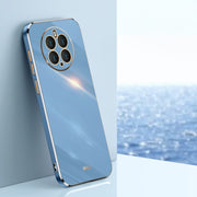 For Huawei Mate 50 Pro XINLI Straight Edge 6D Electroplate TPU Phone Case(Celestial Blue)