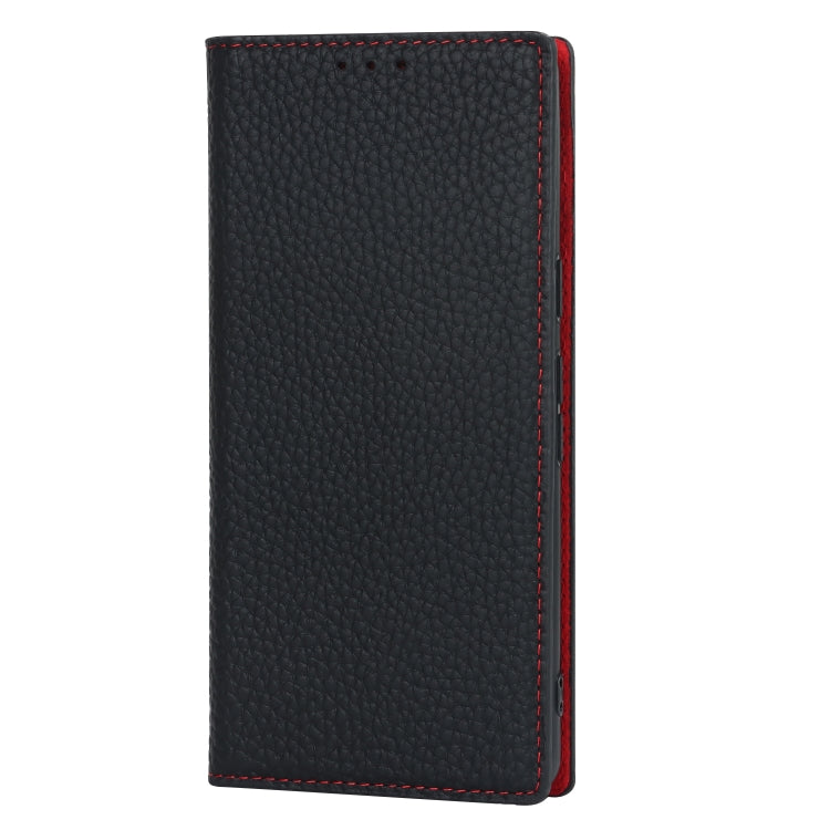 For Google Pixel 7 5G Litchi Texture Genuine Leather Phone Case(Black)