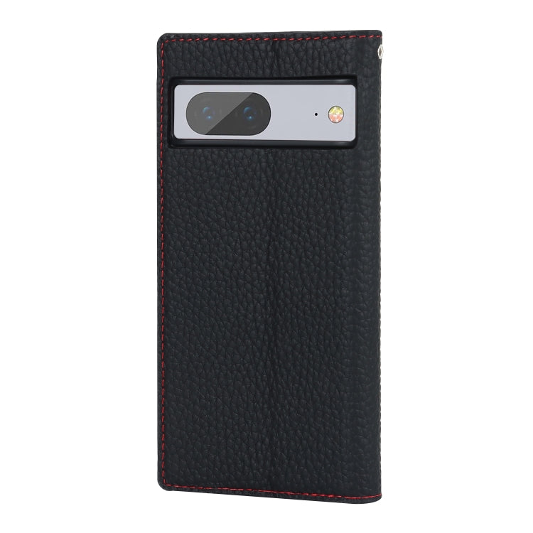 For Google Pixel 7 5G Litchi Texture Genuine Leather Phone Case(Black)
