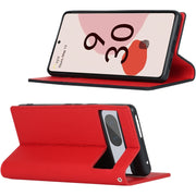 For Google Pixel 7 5G Litchi Texture Genuine Leather Phone Case(Red)