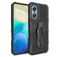 For OPPO A17 Armor Warrior Shockproof PC + TPU Phone Case(Black) - OPPO Cases by PMC TechLife | Online Shopping South Africa | PMC TechLife | Buy Now Pay Later Mobicred