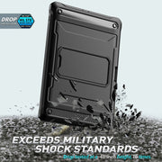 For Samsung Galaxy Tab S6 Lite Explorer PC + TPU Tablet Protective Case with Pen Slot(Black)