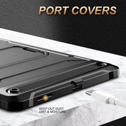For Samsung Galaxy Tab S6 Lite Explorer PC + TPU Tablet Protective Case with Pen Slot(Black)