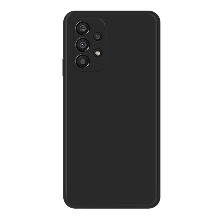 For Samsung Galaxy A33 5G Imitation Liquid Silicone Phone Case(Black)