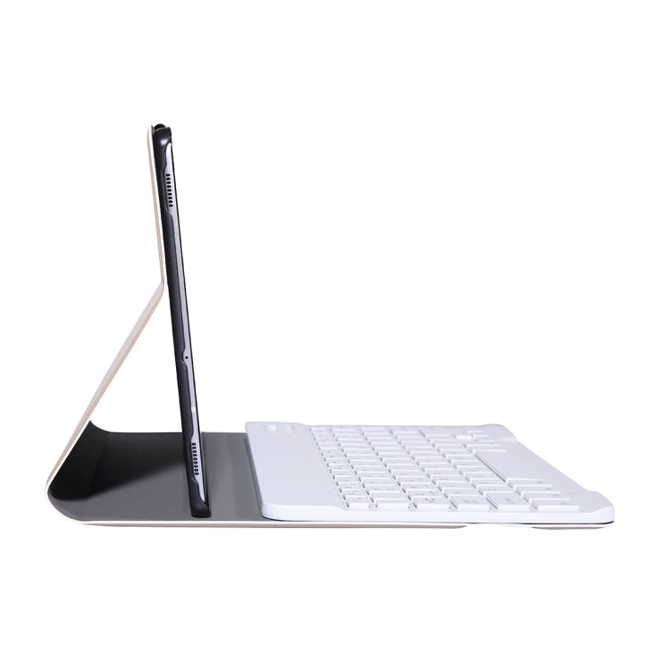 A307 For Galaxy Tab A 8.4 T307 (2020) Bluetooth Keyboard Tablet Case with Stand(Gold)