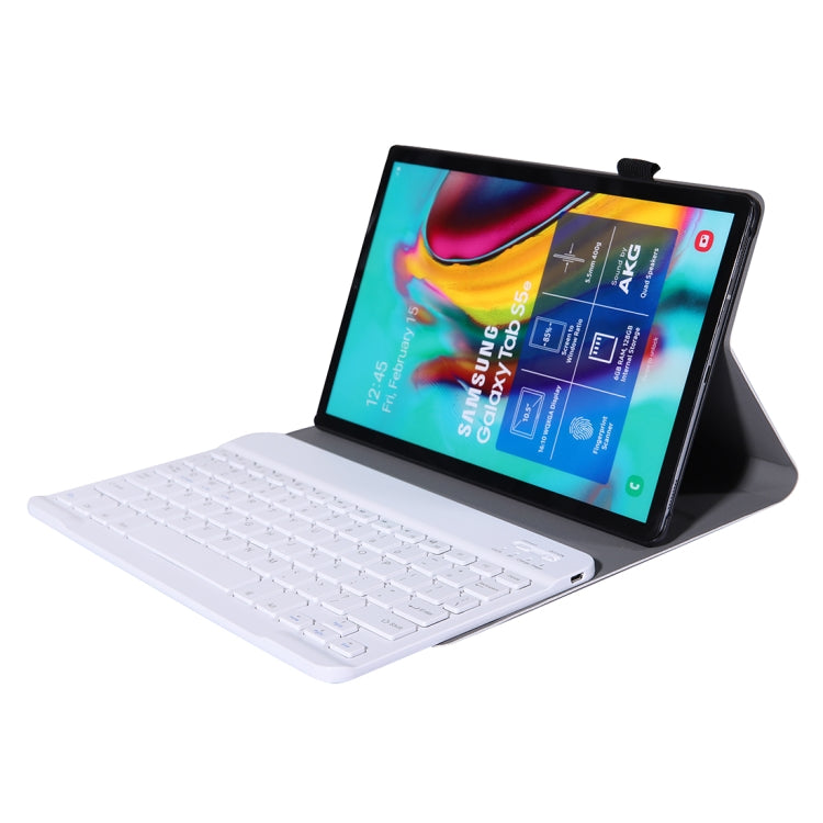 A307 For Galaxy Tab A 8.4 T307 (2020) Bluetooth Keyboard Tablet Case with Stand(Gold)