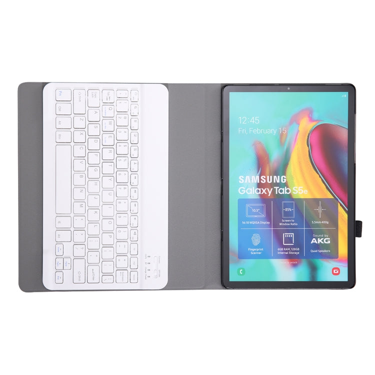 A307 For Galaxy Tab A 8.4 T307 (2020) Bluetooth Keyboard Tablet Case with Stand(Gold)