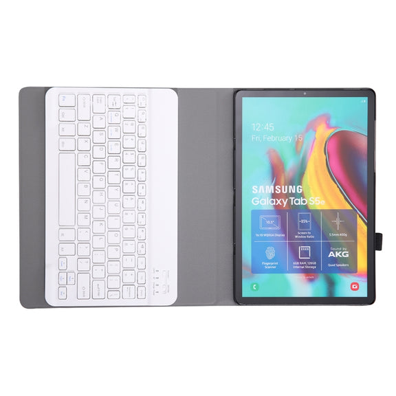 A307 For Galaxy Tab A 8.4 T307 (2020) Bluetooth Keyboard Tablet Case with Stand(Gold)
