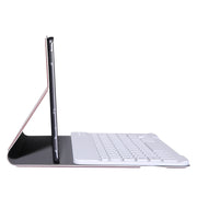 A307 For Galaxy Tab A 8.4 T307 (2020) Bluetooth Keyboard Tablet Case with Stand(Rose Gold)