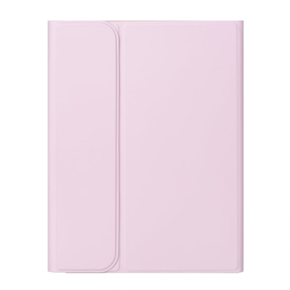 For iPad 10th Gen 10.9 2022 SA-10DS Backlight Bluetooth Keyboard Leather Tablet Case with Pen Slot(Pink)