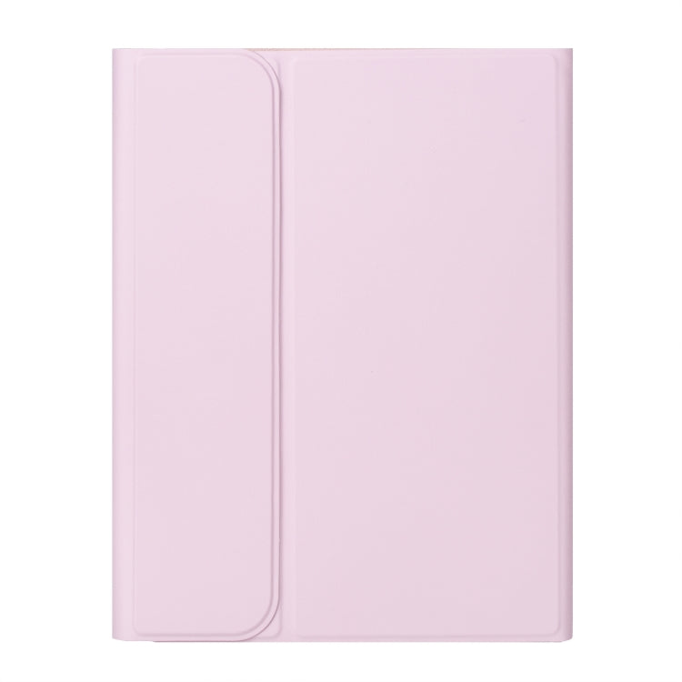 For iPad 10th Gen 10.9 2022 SA-10DS Backlight Bluetooth Keyboard Leather Tablet Case with Pen Slot(Pink)