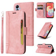 For Samsung Galaxy A04e BETOPNICE Dual-side Buckle Leather Phone Case(Pink) - free shipping - PMC TechLife - Order now!