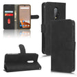 For Blackview BV5200 Skin Feel Magnetic Flip Leather Phone Case(Black) - More Brand by PMC TechLife | Online Shopping South Africa | PMC TechLife