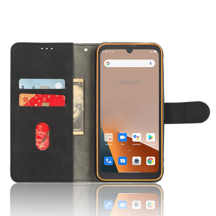 For Blackview BV5200 Skin Feel Magnetic Flip Leather Phone Case(Black)