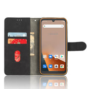For Blackview BV5200 Skin Feel Magnetic Flip Leather Phone Case(Black)