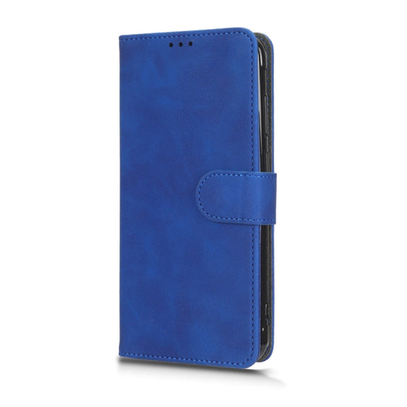 For Blackview BV5200 Skin Feel Magnetic Flip Leather Phone Case(Blue)