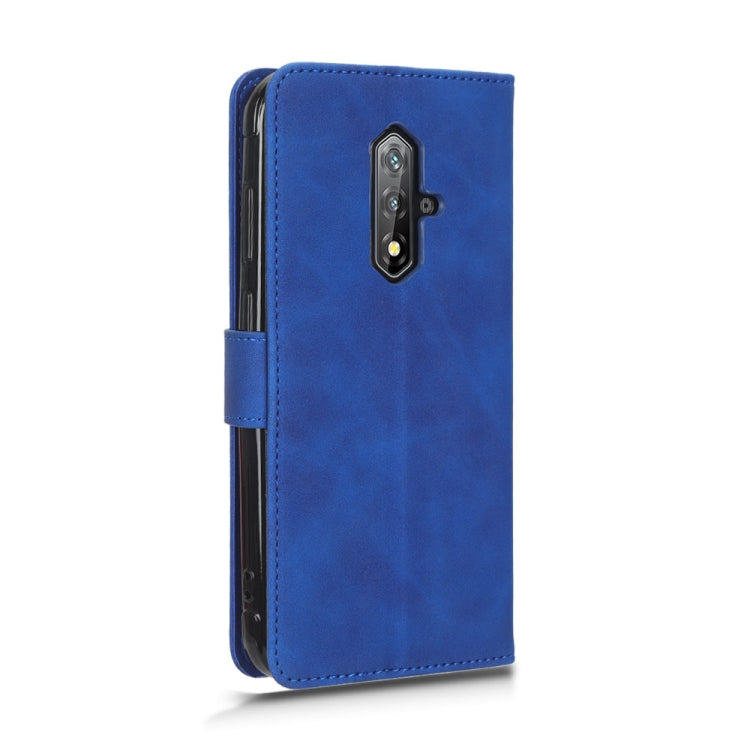 For Blackview BV5200 Skin Feel Magnetic Flip Leather Phone Case(Blue)