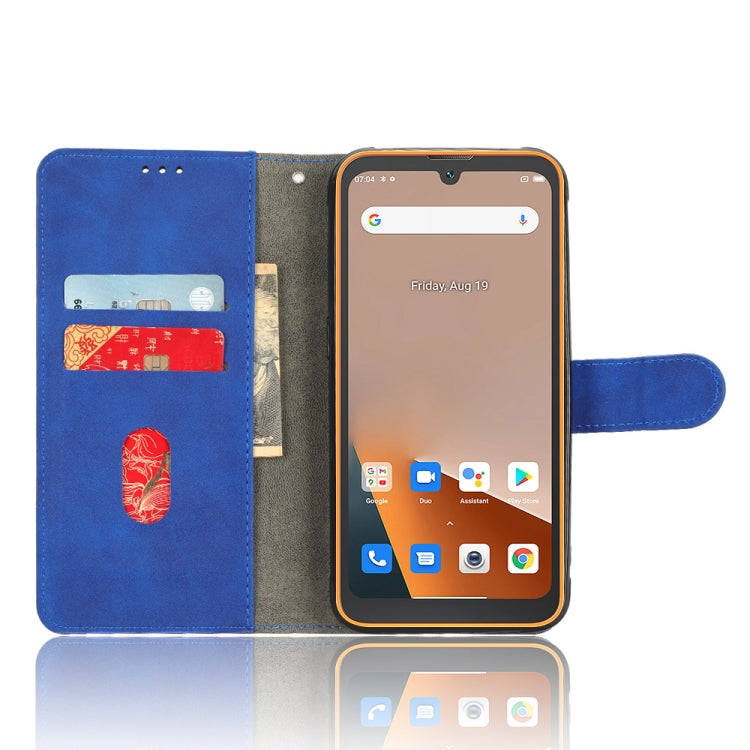 For Blackview BV5200 Skin Feel Magnetic Flip Leather Phone Case(Blue)