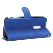 For Blackview BV5200 Skin Feel Magnetic Flip Leather Phone Case(Blue)