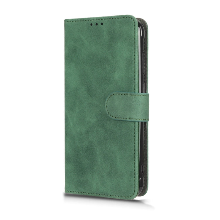 For Blackview BV5200 Skin Feel Magnetic Flip Leather Phone Case(Green)