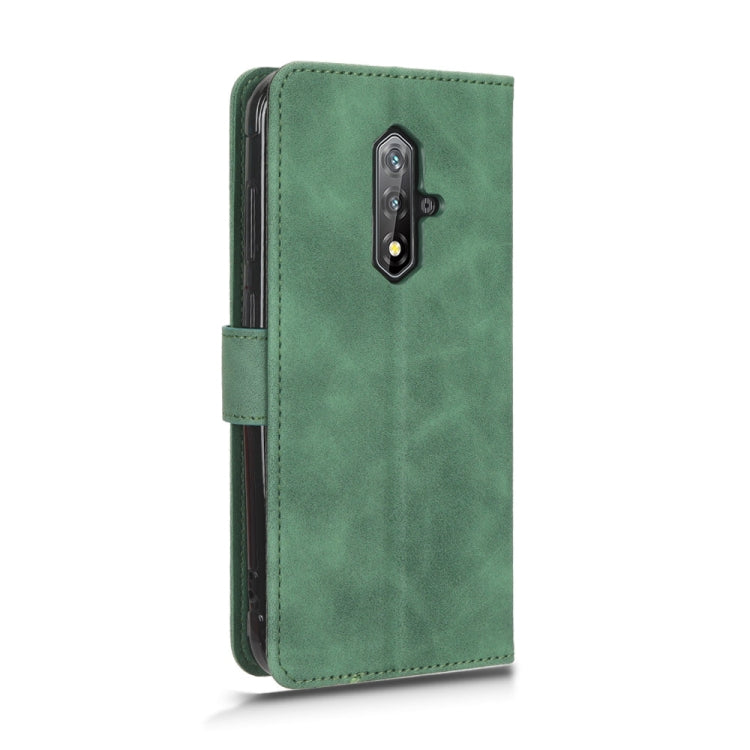 For Blackview BV5200 Skin Feel Magnetic Flip Leather Phone Case(Green)