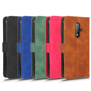 For Blackview BV5200 Skin Feel Magnetic Flip Leather Phone Case(Black)