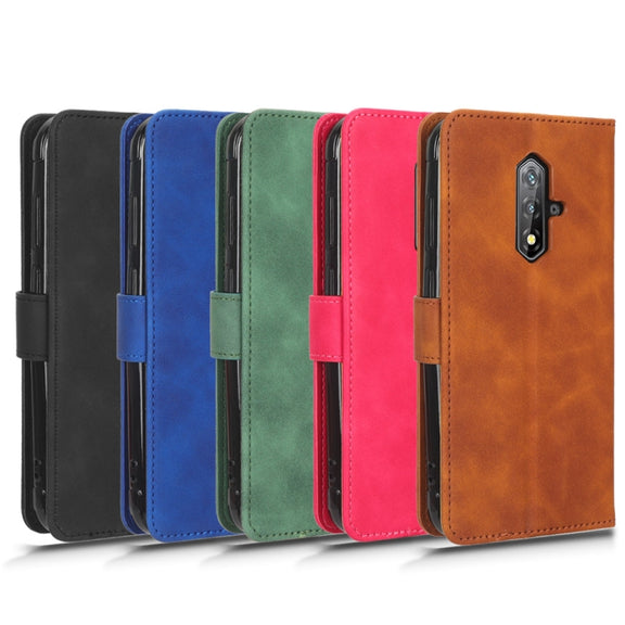 For Blackview BV5200 Skin Feel Magnetic Flip Leather Phone Case(Black)