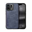 For Xiaomi 13 Skin Feel Magnetic Leather Back Phone Case(Blue) - 13 Cases by PMC TechLife | Online Shopping South Africa | PMC TechLife