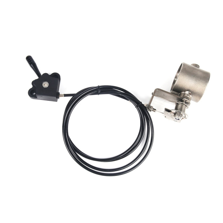 Oblique Sports Car Manually Open Exhaust Pipe Valve for 51mm Tube