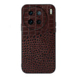 For vivo X90 Pro Crocodile Texture Genuine Leather Phone Case(Coffee) - vivo Cases by PMC TechLife | Online Shopping South Africa | PMC TechLife