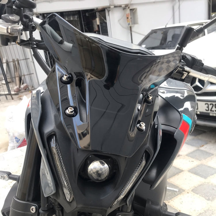 For Yamaha MT09 FZ09 21-22 Motorcycle Airflow Deflector Windshield(Transparent)