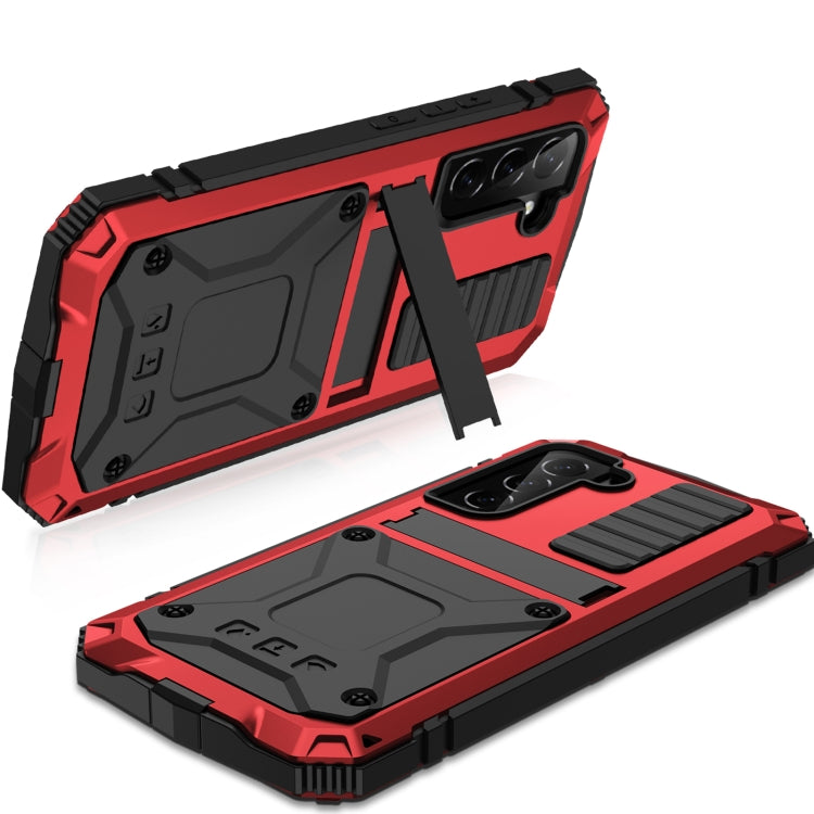 For Samsung Galaxy S23 5G R-JUST Life Water-resistant Dustproof Shockproof Phone Case(Red)