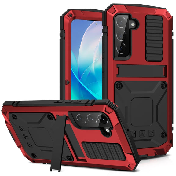 For Samsung Galaxy S23 5G R-JUST Life Water-resistant Dustproof Shockproof Phone Case(Red)