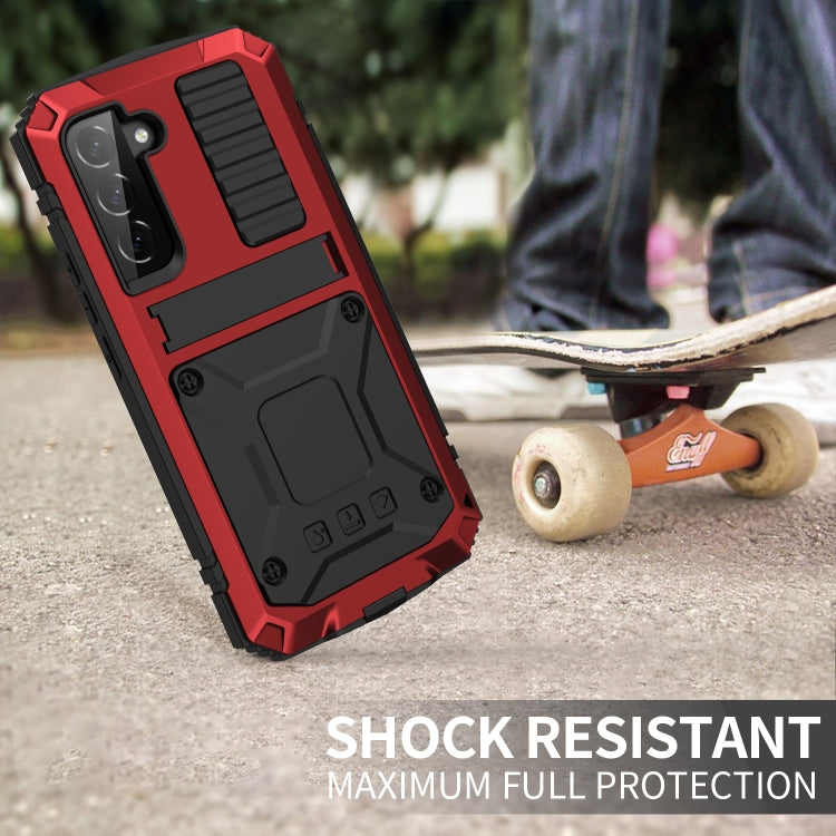 For Samsung Galaxy S23 5G R-JUST Life Water-resistant Dustproof Shockproof Phone Case(Red)