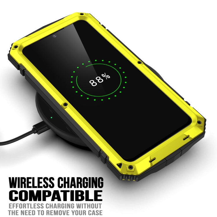 For Samsung Galaxy S23 5G R-JUST Life Water-resistant Dustproof Shockproof Phone Case(Yellow)