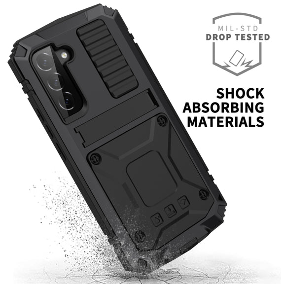 For Samsung Galaxy S23+ 5G R-JUST Life Water-resistant Dustproof Shockproof Phone Case(Black)