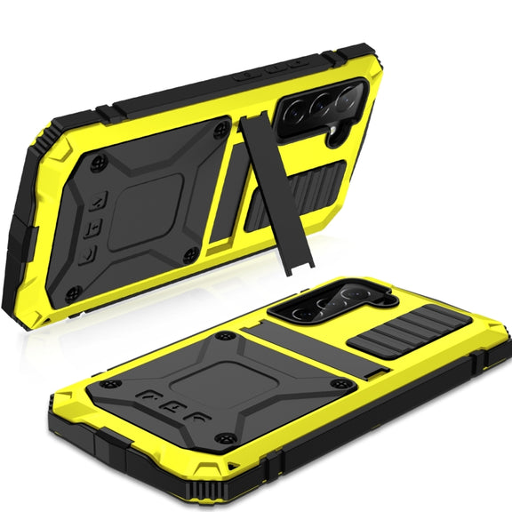 For Samsung Galaxy S23+ 5G R-JUST Life Water-resistant Dustproof Shockproof Phone Case(Yellow)