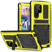 For Samsung Galaxy S23 Ultra 5G R-JUST Life Water-resistant Dustproof Shockproof Phone Case(Yellow)