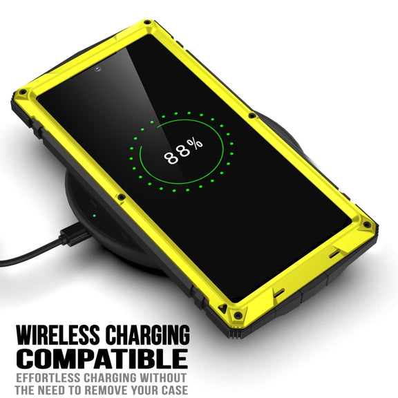 For Samsung Galaxy S23 Ultra 5G R-JUST Life Water-resistant Dustproof Shockproof Phone Case(Yellow)