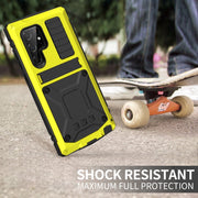 For Samsung Galaxy S23 Ultra 5G R-JUST Life Water-resistant Dustproof Shockproof Phone Case(Yellow)
