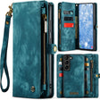 For Samsung Galaxy S23 5G CaseMe 008 Detachable Multifunctional Leather Phone Case(Blue) - free shipping - PMC Jewellery - Order now!